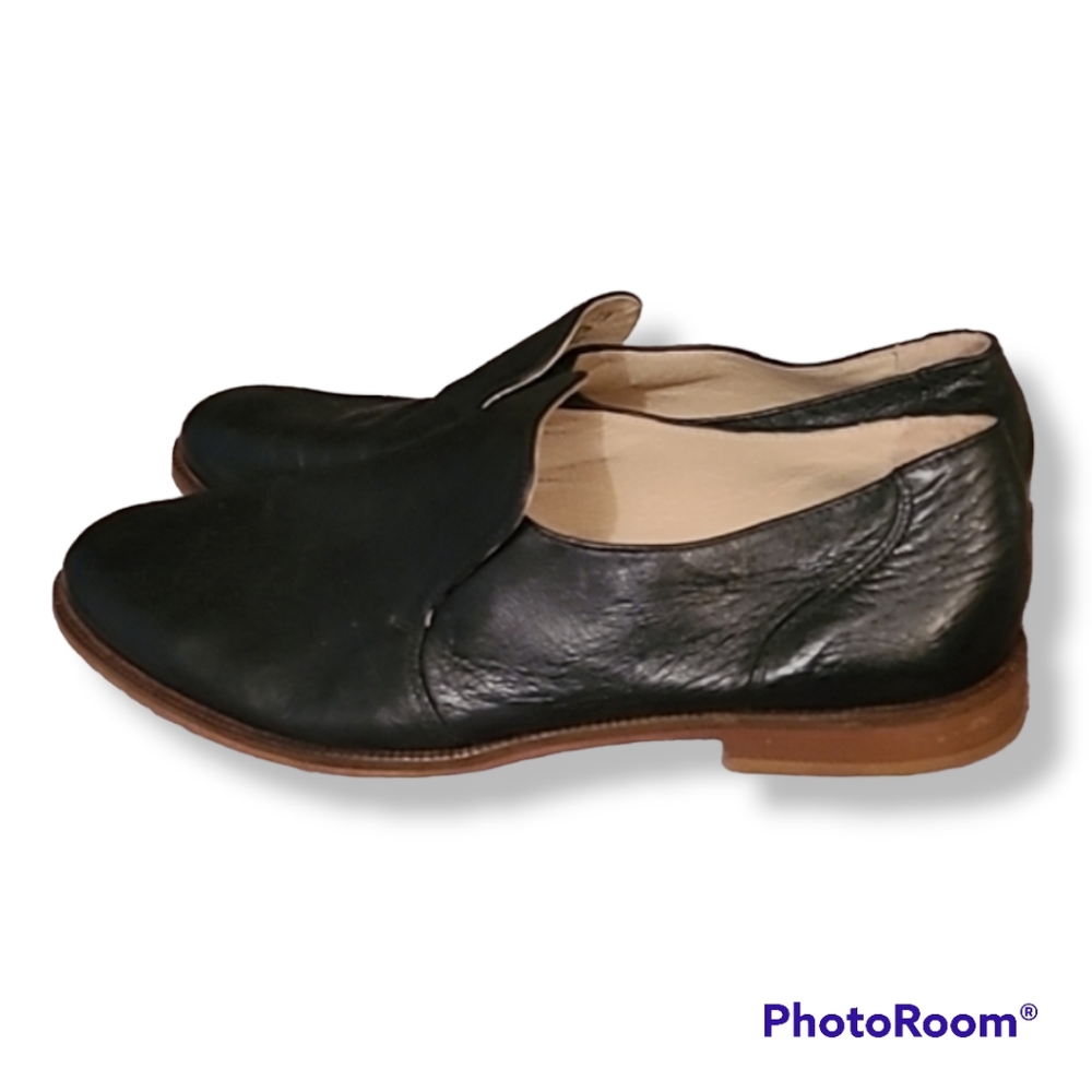 Boemos Black Leather Loafers